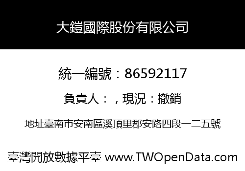 大鎧國際股份有限公司