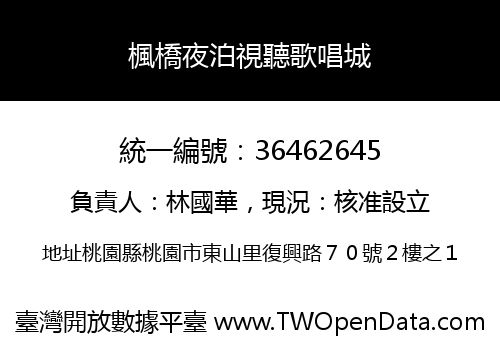 楓橋夜泊視聽歌唱城
