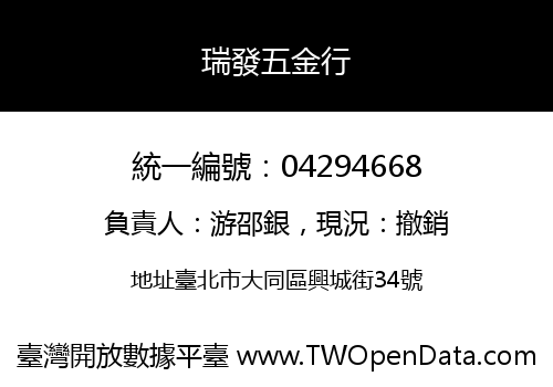 瑞發五金行