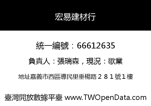 宏易建材行