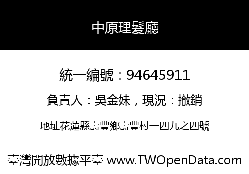 中原理髮廳