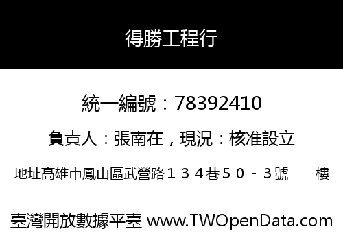 得勝工程行