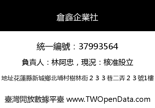倉鑫企業社