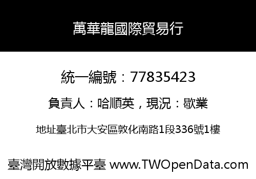 萬華龍國際貿易行