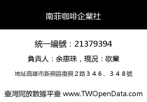 南菲咖啡企業社
