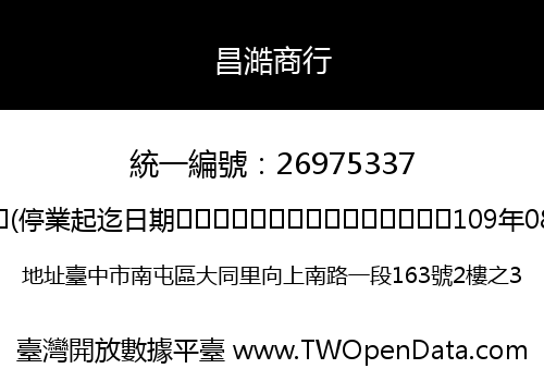 昌澔商行