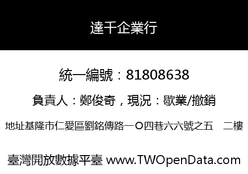 達千企業行