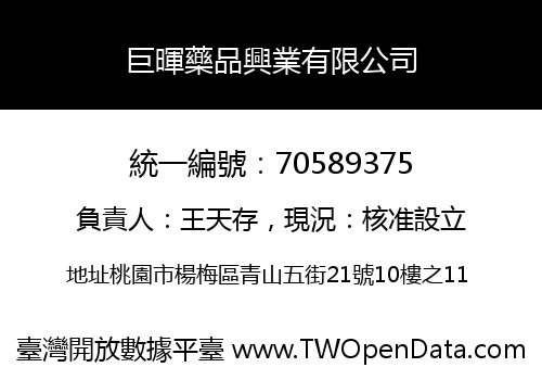 巨暉藥品興業有限公司