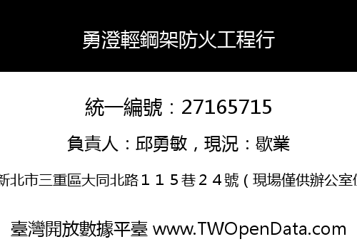 勇澄輕鋼架防火工程行
