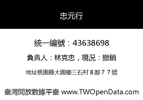 忠元行