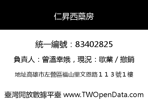 仁昇西藥房