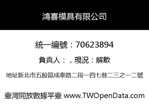 鴻喜模具有限公司