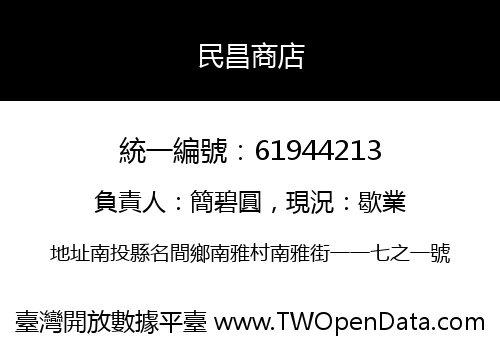 民昌商店
