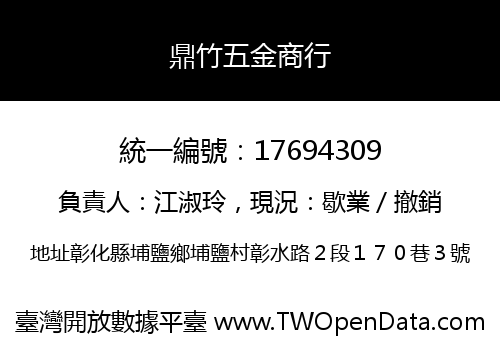 鼎竹五金商行