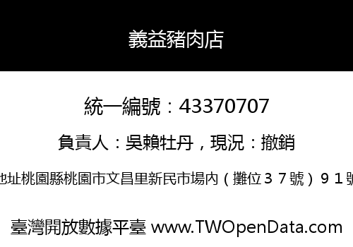 義益豬肉店