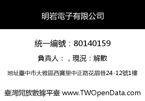 明岩電子有限公司