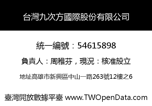 台灣九次方國際股份有限公司