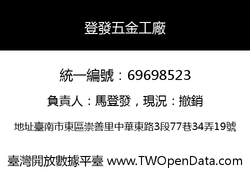 登發五金工廠