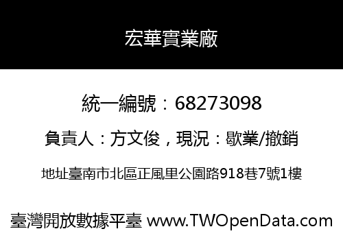 宏華實業廠