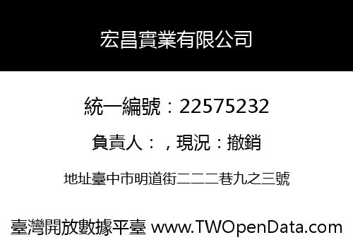 宏昌實業有限公司