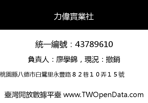 力偉實業社