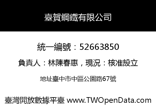 臺賀鋼鐵有限公司