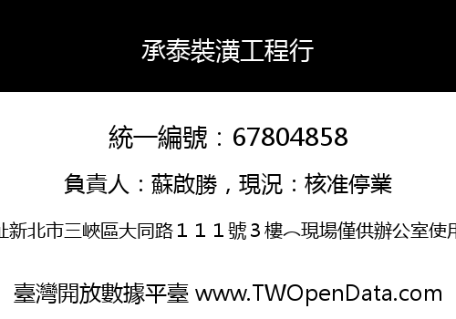 承泰裝潢工程行