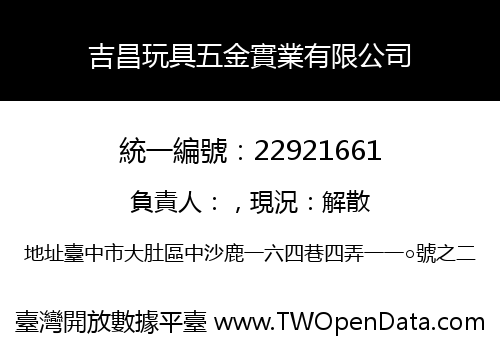 吉昌玩具五金實業有限公司
