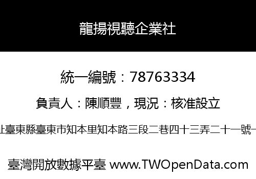 龍揚視聽企業社