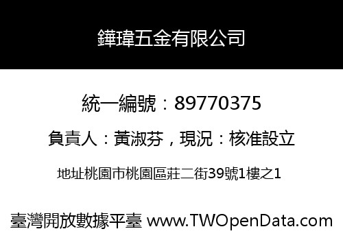 鏵瑋五金有限公司