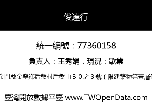 俊達行