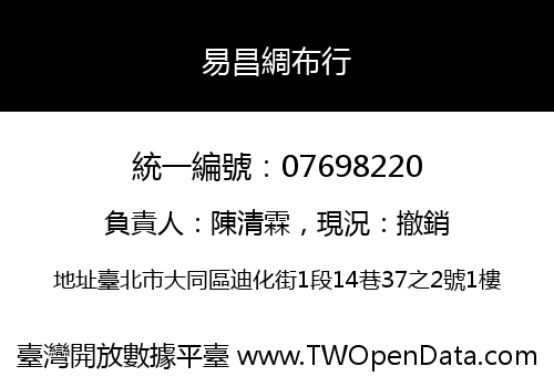 易昌綢布行