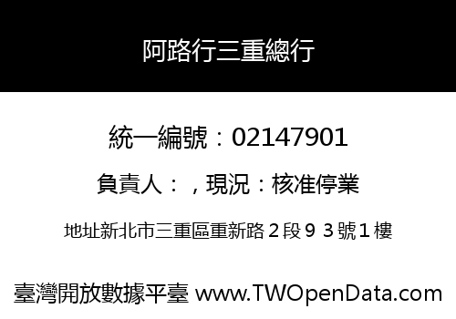 阿路行三重總行