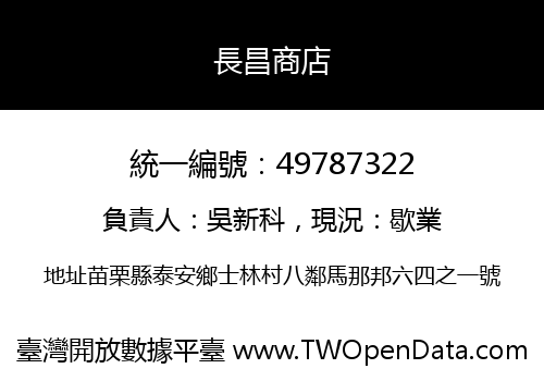 長昌商店