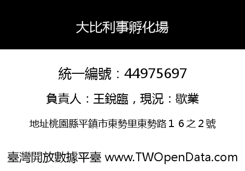 大比利事孵化場