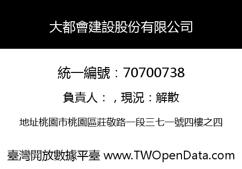 大都會建設股份有限公司