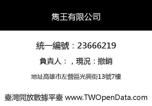 雋王有限公司
