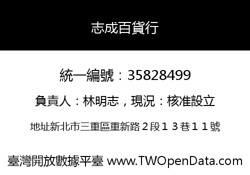 志成百貨行