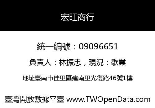 宏旺商行