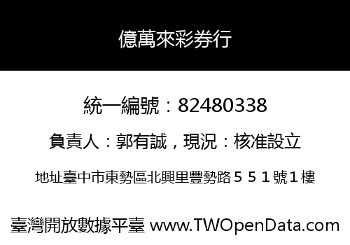 億萬來彩券行