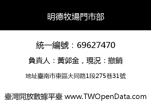 明德牧場門市部