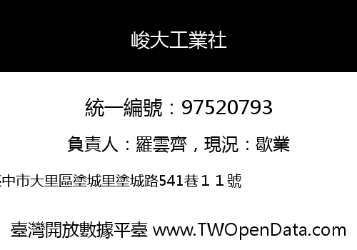 峻大工業社