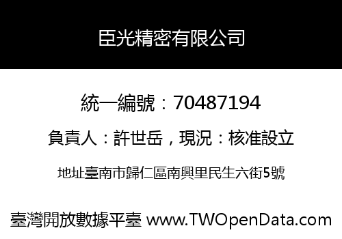 臣光精密有限公司