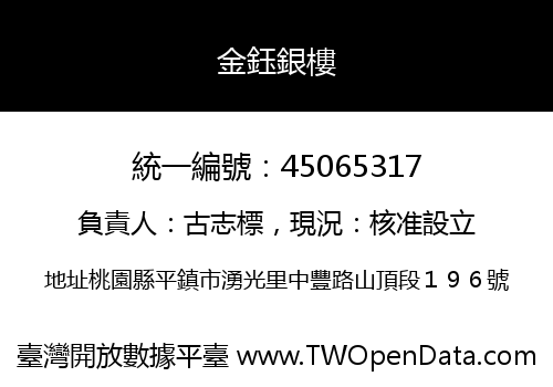 金鈺銀樓