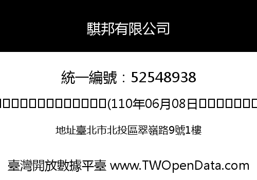 騏邦有限公司