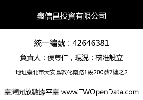 鑫信昌投資有限公司