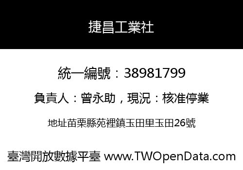 捷昌工業社