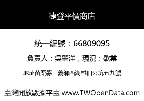 捷登平價商店