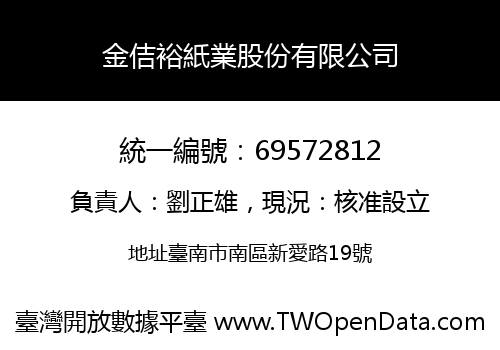 金佶裕紙業股份有限公司
