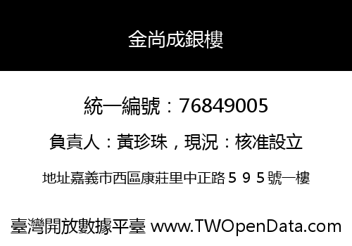 金尚成銀樓